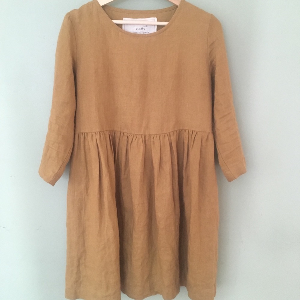 NWOT Not Perfect Linen Loose Dress